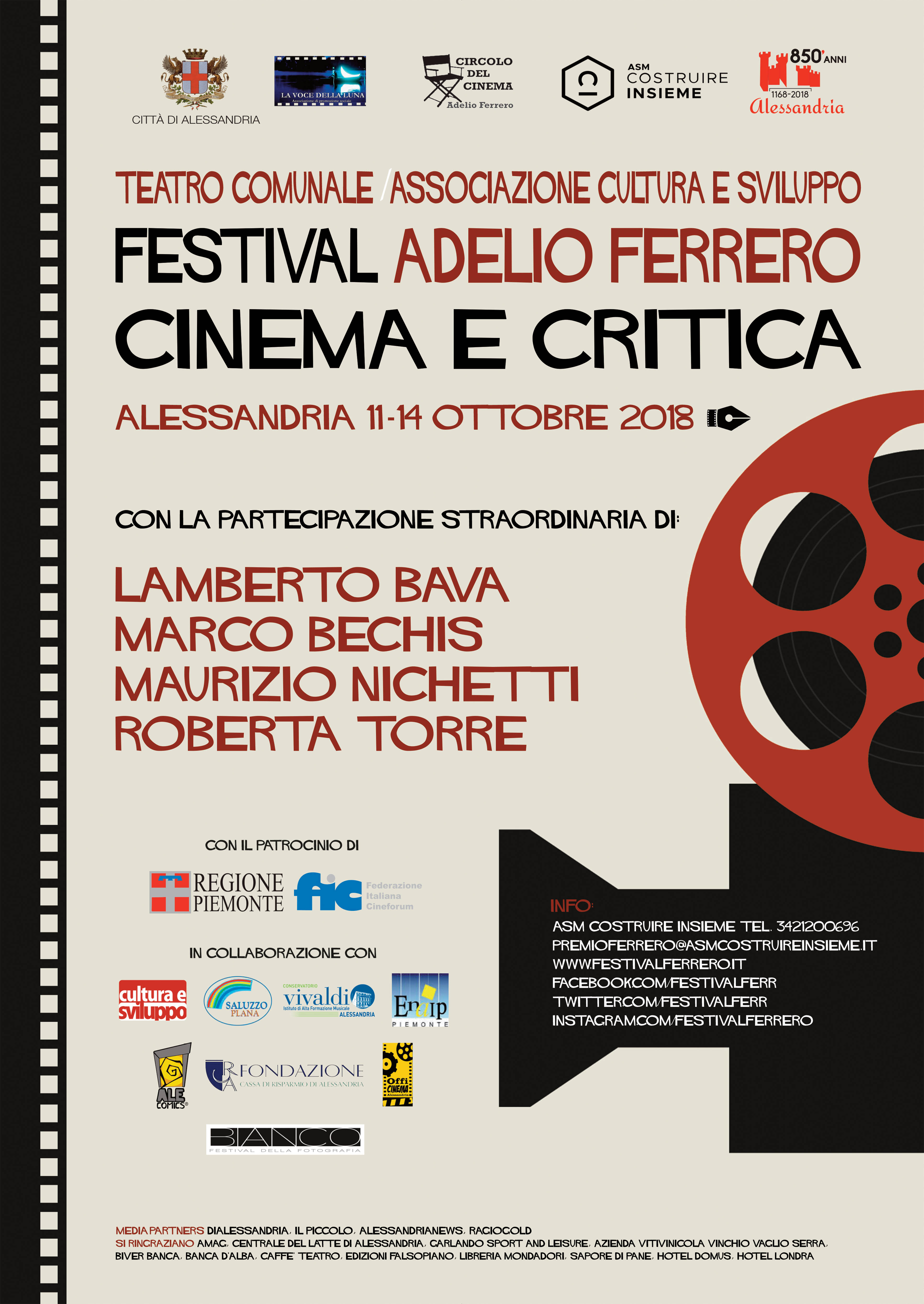 Foto ALESSANDRIA: quattro giorni di cinema con il Festival Adelio Ferrero 